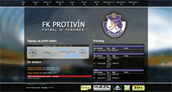 Desktop Screenshot of fkprotivin.cz