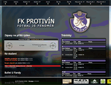 Tablet Screenshot of fkprotivin.cz